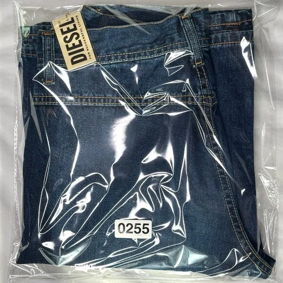 Diesel Jeans Vicious Wide Leg Size 26x31 Denim Blue NWT